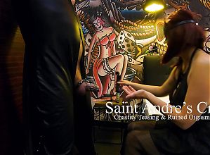 Intense Chastity Teasing and Ruined Orgasm on the Saint Andres Cross (Trailer)